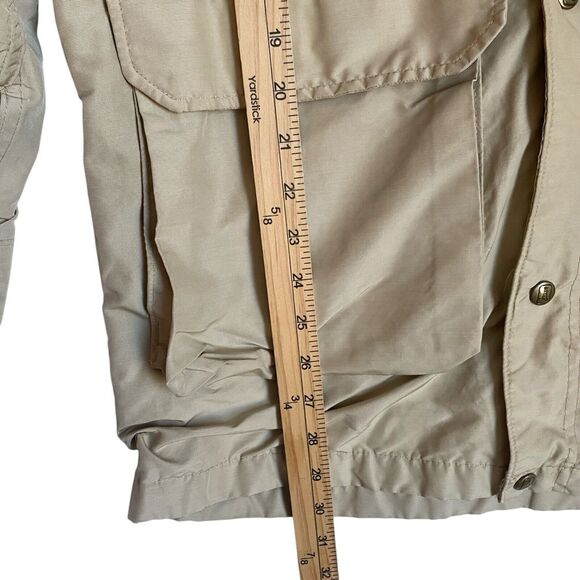 Vintage Land’s End Hooded Jacket Parka Mens S Beige Wool Blanket Lined Made USA - Picture 5 of 7